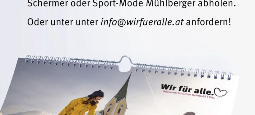 Noch keinen Kalender 2022 erhalten?